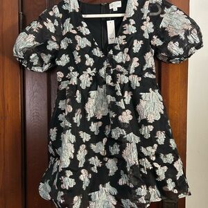 Black Floral Dress
